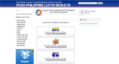 Desktop Screenshot of philippine-lotto-results.com